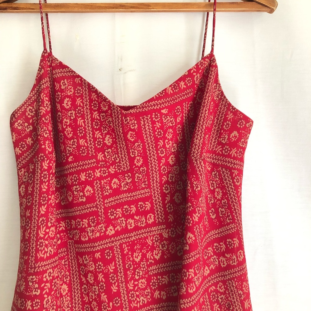 The Loft: pretty floral dress with spaghetti straps - Picture 3 of 8